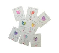 VlHpnpe Romance Cartes de vœux en forme de cœur en résine de poche, 8 pièces, de vacances unique, adapté propositions et événements du festival, de vacances unique