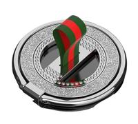 VlHpnpe Support de téléphone en métal avec base rotative - Design éblouissant - Support mobile pour positionnement vertical horizontal - Support de téléphone pliable