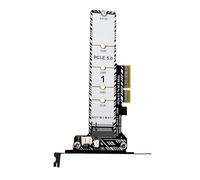 VlHpnpe Transfert de données convertisseur PCIe 5.0, Half Height Baffle | Support de transfert de données vitesse pour disque dur extension de bureau Accessoires d'installation