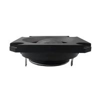 VlHpnpe Tweeter à dôme en Soie ABS et métal, 40Mm, avec Large réponse en fréquence et Haut-Parleur multimédia à Installation Facile