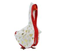 VlHpnpe Vêtement créatif d'oies de Noël pour décoration de porche, costume festif en coton pour intérieur et extérieur, tenue de vacances pour animaux de compagnie
