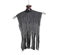 VlHpnpe Visage de clown hanté à suspendre - Décoration délicate d'Halloween pour porte ou fenêtre - Décoration de fête pour enfants et adultes