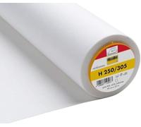Vlieseline Entoilage Thermocollant H250 : 100x90 Cm - Blanc (2 coloris disponibles)