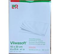 vliwa Soft Compresses de Gaze Stériles 10 x 20 cm 6 plis