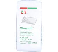 vliwa Soft Compresses non-tissé 5 x 5 cm non stériles 4L. 100 compresses