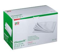 vliwa Soft Compresses non tissées stériles 7,5 x 7,5 cm 4L. 150 Compresses