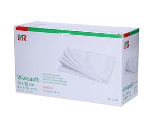Vliwasoft® Compresse non-tissé stérile 4 plis10 x 10 cm Compresses 100 pc(s)