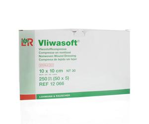 Vliwasoft® Compresse souple en nontissé 10 x cm Compresses 50 pc(s)