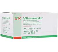Compresse stérile de gaze non-tissé Vliwasoft Lohmann - 10 x 10 cm - 30g