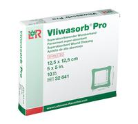 Vliwasorb Pro Pansement Super-Absorbant 12,5x12,5cm 10 Pièces (32641)