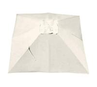 VLKLPZAHAK 3x4m Auvent De Remplacement pour Parasol De Jardin Housse De Rechange Parasol Déporté Carré, Toile De Rechange pour Parasol De Table Marché Extérieur(Beige,4x3m (13x9.8ft))