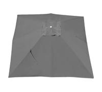 VLKLPZAHAK 3x4m Auvent De Remplacement pour Parasol De Jardin Housse De Rechange Parasol Déporté Carré, Toile De Rechange pour Parasol De Table Marché Extérieur(Grey,4x3m (13x9.8ft))
