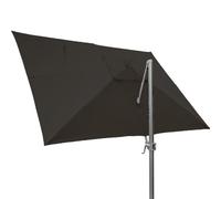 VLKLPZAHAK Auvent De Rechange pour Parasol Déporté Rectangulaire 4m, Toile De Rechange Résistante À l'eau 8 Baleines Housse De Rechange pour Parasol De Piscine Marché(Grey)