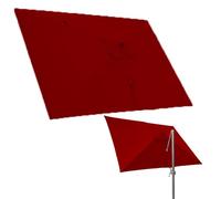 VLKLPZAHAK Auvent De Rechange pour Parasol Rectangulaire Décalé De 3x4m Toile De Remplacement pour Parasol De Piscine Toile D'Auvent pour Parasol Marché en Tissu(Burgundy)