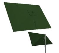 VLKLPZAHAK Auvent De Rechange pour Parasol Rectangulaire Décalé De 3x4m Toile De Remplacement pour Parasol De Piscine Toile D'Auvent pour Parasol Marché en Tissu(Green)