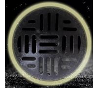 VLKLPZAHAK Couvercle De Drain De Jardin Ronde De 30cm, Grille D'égout De Couverture De Drain Remplacement En Fonte, Grille De Drainage Extérieure Robuste(60x3cm-23.6x1.2in)