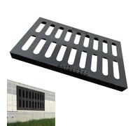 VLKLPZAHAK Couvercle De Drain Extérieur Grille De Drainage De Bassin De Récupération Grille De Drainage De Remplacement En Fonte Grille D'égout Robuste(50x40cm-20x16in)