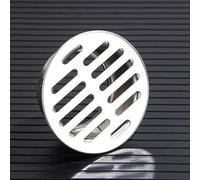 VLKLPZAHAK Couvercle De Vidange De Sol En Acier Inoxydable, Siphon De Sol De Balcon Grilles D'égout Rond, Couvercle De Grille Anti-blocage Pour Salle De Bain Cuisine(50mm-1.96in)