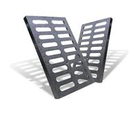 VLKLPZAHAK Lot De 2 Grilles De Drainage Extérieures En Fonte, Grille Caniveau Couvercle De Drain De Tranchée, Grille De Drainage Robuste Grille D'égout D'allée(500x600x30mm)