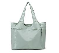Vllcsla Femme 42x30x18cm Sac de Sport, Duffle Bag 22.68L, Sac à Main Voyage Imperméable Résistant à Déchirure, Ultra Leger Sac de Voyage Sac Caba pour Femme Sac à Bandoulière (Vert)