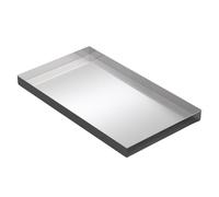 Vllentin Bac D'éGouttement De Collecteur d'eau De Condensat,Bac Condensat Clim Acier Inoxydable,Bac D'éGouttement pour Climatiseur,Multifonctionnel,pour Protection du Sol,Maison