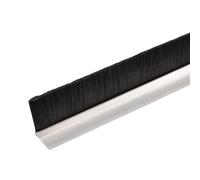 Vllentin Brosse Bas De Porte,Balai De Porte en Alliage D'Aluminium,Joint à Brosse en Aluminium,Brosse De Porte Balayage InféRieur,Anti-Bruit,Anti-Bruit,pour Machines-Outil,Portes De Garage