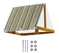 Vllold Housse de rechange pour auvent de balançoire | 109 x 228 cm | Auvent d'extérieur pour extérieur, jardin, pêche, maison de camping