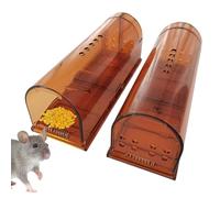 Vllold Pièges à Souris Vivants,2 pièges à Souris réutilisables - Cage de Capture de Petites Taupes, Attrape-Souris, piège à Souris, Attrape-Souris pour la Maison et l'extérieur