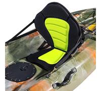 Vllold Siège de Kayak Assis sur Le Dessus, Sièges de canoë avec Support Dorsal, Siège et Dossier de Kayak avec Sangles réglables Sac de Rangement Amovible pour Le Kayak, Le canoë, la pêche