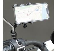 Vllold Support de téléphone pour moto | Clip de guidon à 4 griffes | Rotation à 360 degrés réglable support de téléphone scooter pour smartph de 5,8 à 9,4 cm de large, accessoires de oto