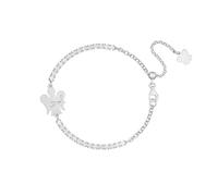 VLNET ® | Bracelet tennis avec ange et lettre | Argent 925 | L'alphabet des anges de Roberto Giannotti | Initiale du nom | Taille réglable, Taglia Unica, Argent sterling, Aucune pierre précieuse.