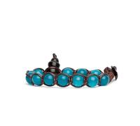 VLNET Bracelet tibétain original avec pierres naturelles et Calabash en Shungite Unisexe. Taille unique Béni par les moines tibétains., Taglia Unica, Pierre, Pas de gemme