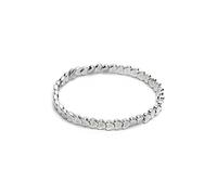 VLNET® Vestopazzo - Bracelet élastique avec cœurs - Plaqué argent - Taille unique - Fabrication artisanale - Idée cadeau (cœur lisse)