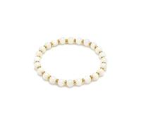 VLNET® | Vestopazzo Bracelet élastique avec perles et rectangles en nacre et acier 316L | Pendentif étoile, papillon, coquillage, poisson et cœur | Idée cadeau, Taglia Unica, Argent sterling, Aucune