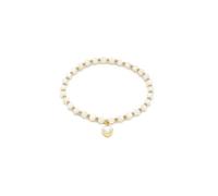 VLNET® | Vestopazzo Bracelet élastique avec perles et rectangles en nacre et acier 316L | Pendentif étoile, papillon, coquillage, poisson et cœur | Idée cadeau, Taglia Unica, Argent sterling, Aucune