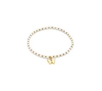 VLNET® | Vestopazzo Bracelet élastique avec perles et rectangles en nacre et acier 316L | Pendentif étoile, papillon, coquillage, poisson et cœur | Idée cadeau, Taglia Unica, Argent sterling, Aucune