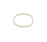 VLNET® | Vestopazzo Bracelet élastique avec perles et rectangles en nacre et acier 316L | Pendentif étoile, papillon, coquillage, poisson et cœur | Idée cadeau, Taglia Unica, Argent sterling, Aucune