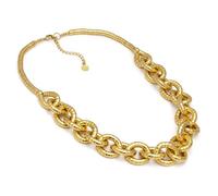 VLNET | Vestopazzo Collier chaîne serpent | laiton recyclé | longueur 52 + 6,5 cm | fabrication artisanale | Nickel testé | DD04054