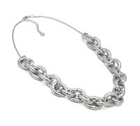 VLNET | Vestopazzo Collier chaîne serpent | plaqué argent | longueur 52+6,5 cm | artisanat | MI1133