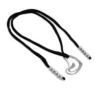 VLNET | Vestopazzo collier jersey coeur/serpent | collier en tissu taille réglable | artisanat | pendentif en aluminium 100% recyclé