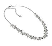 VLNET | Vestopazzo collier mogra | plaqué argent - laiton | artisanat | longueur réglable | nickel testé, Taglia unica, Argent sterling Laiton, Pas de gemme