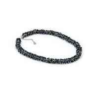 VLNET | Vestopazzo collier mogra | plaqué argent - laiton | artisanat | longueur réglable | nickel testé, Taglia unica, Argent sterling Laiton, Pas de gemme