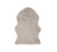 Tapis - VIDAXL - Peau de mouton synthétique - 60 x 90 cm - Gris clair - Intérieur