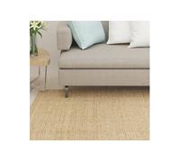Tapis Sisal Naturel 66x150 cm Moquette de Sol Plancher Salon Intérieur vidaXL