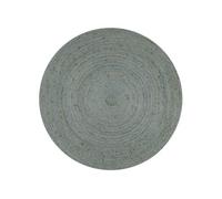 Vidaxl Tapis Fait À La Main Jute Rond 120 Cm Vert Olive