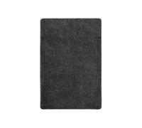 Vloerkleed shaggy anti-slip 140x200 cm donkergrijs340379