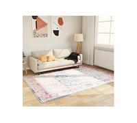vidaXL Tapis lavable antidérapant moderne multicolore 160x230 cm pour chambre/salon