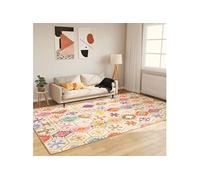 Vloerkleed wasbaar anti-slip 190x300 cm meerkleurig136583