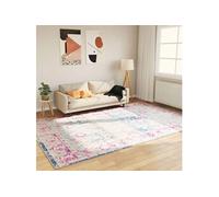 Tapis Lavable Antidérapant, Moquette de Sol, Carpette de Chambre à Coucher Salon Salle de Séjour, Moderne, Multicolore 190x300 cm