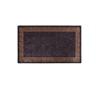 Vidaxl Tapis Lavable Antidérapant 190x300 Cm Noir Et Doré